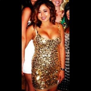 Arden B. Sequin Mini Dress